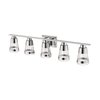 Z-Lite Ethos 5 Light Vanity, Chrome & Chisel 1923-5V-CH-LED